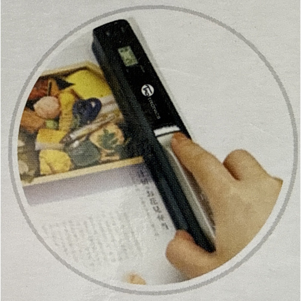 TaoTronics TT-DS011 Handheld Document Scanner 1050 DPI 1.44 TFT Black Portable